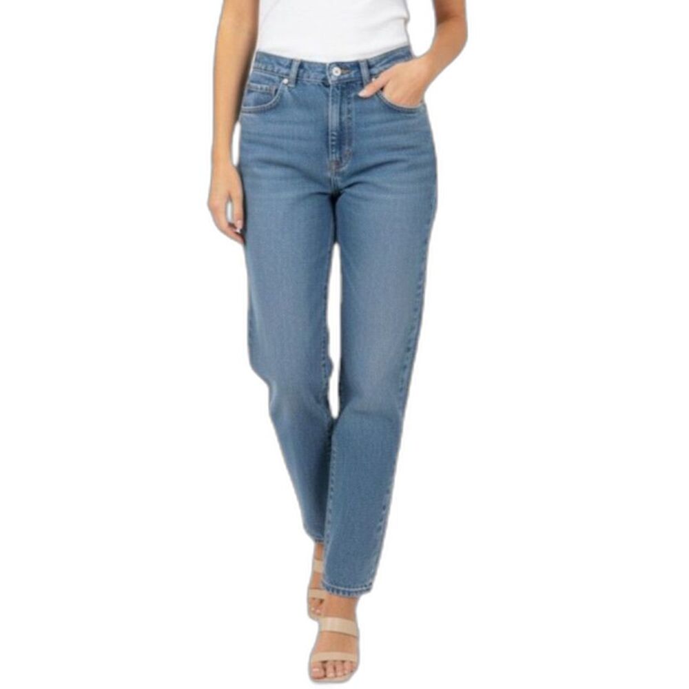 Vintage 80-90s Chic Blue Denim High Waisted Medium Wash Mom Jeans Size 20